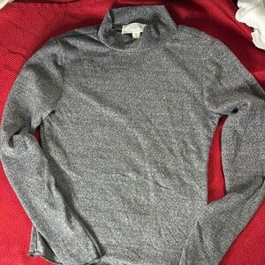 Gray Turtleneck Sweater